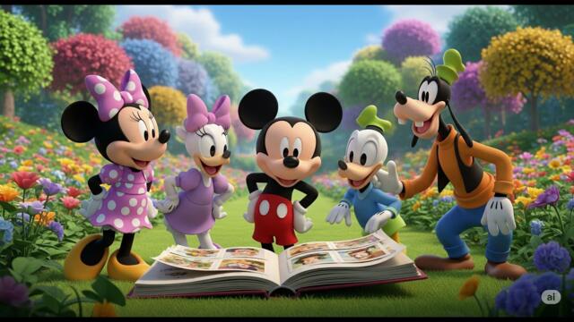 🐭🎉 Mickey Mouse and Friends – The Great Adventure 🌟 (Extended Poem)