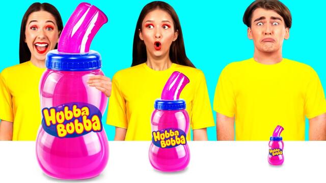 Велика, Середня або Маленька Тарілка Челендж | Смачні Рецепти від Crazy DO