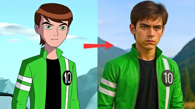 Ben10 Characters in REAL LIFE vs Cartoon Versions