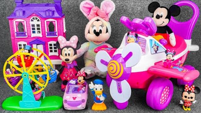 Mickey ASMR🐭 Satisfying with Unboxing Disney Minnie Mouse Super Airplane Playset | Review Toys ASMR
