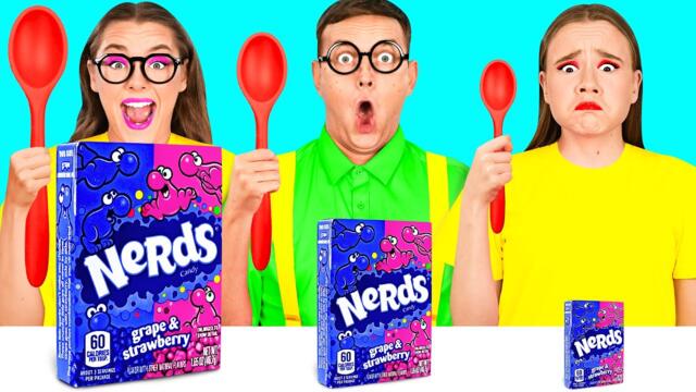 Велика, Середня або Маленька Тарілка Челендж | Смішні Рецепти з Їжею від BaRaDa Gold Challenge