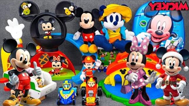 Mickey ASMR Satisfying Unboxing Disney Mickey Mouse Jumbo Fun House Playset | Review Toys ASMR Toys
