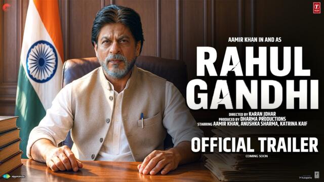 Rahul Gandhi - Official Trailer | Shahrukh Khan | Katrina Kaif | Shahrukh Khan As Rahul Gandhi