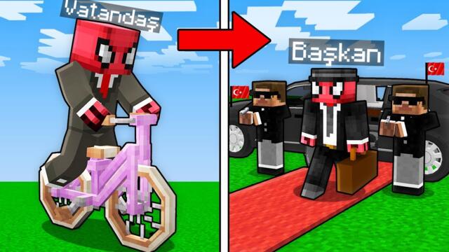 Minecraft AMA Başkan Olup Köy İnşa Ettim