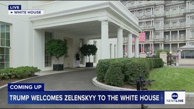 President Trump and Ukrainian President Zelenskyy meet at the White House: LIVE