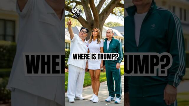 Where is Trump? 😏