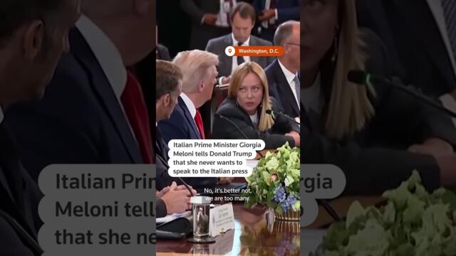 Meloni says she 'never' wants to speak with Italian press