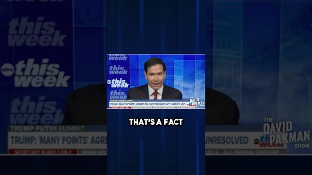 Marco Rubio crumbles defending Trump’s failed summit #shorts