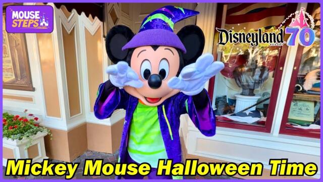 NEW - Mickey Mouse as Wizard at Disneyland Halloween Time 2025