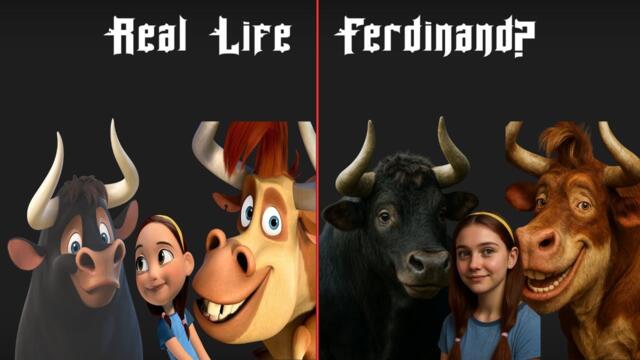What If Ferdinand Characters Were Real? 🐂🌻 | AI-Generated Realistic Ferdinand & Friends!