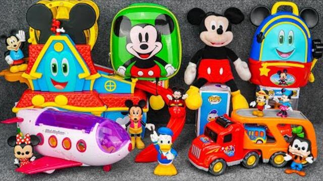 Satisfying with Unboxing Disney Mickey Mouse Airplane Jumbo Fun House Playset | Review Toys ASMR