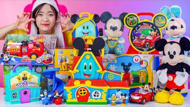 Satisfying with Unboxing Disney Junior Mickey Mouse Jumbo Fun House Playset | Review Toys ASMR