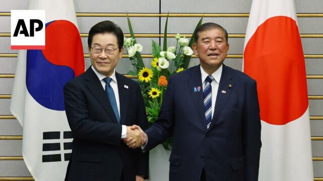 South Korea's new president visits Japan before summit with Trump