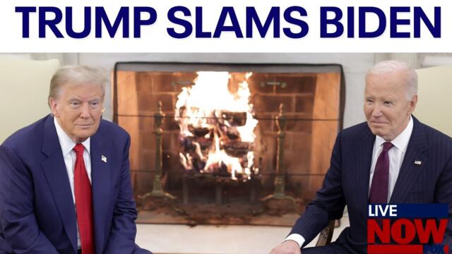 President Trump slams Biden over Russia-Ukraine war