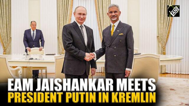 Watch: EAM S Jaishankar calls on Russian President Vladimir Putin in Kremlin