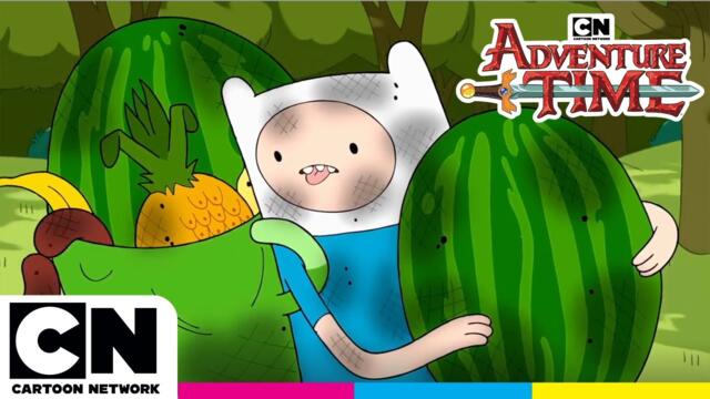 Фин пее „Baby“ | Приключенията на Фин и Джейк | @cartoonnetworkBG