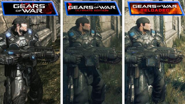 Gears of War | Original VS Ultimate VS Reloaded | Final Graphics Comparison