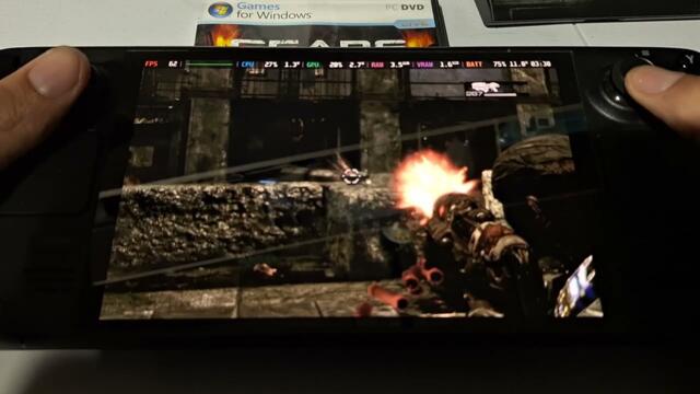 Steam Deck OLED / How to Play Gears of War (2007) in 2025 / SteamOS 3.6