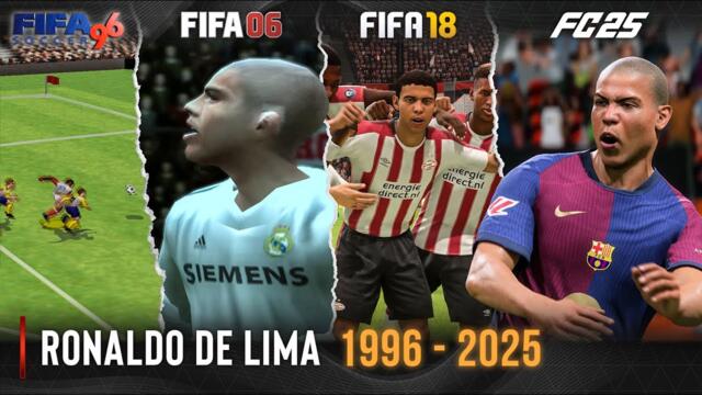 Ronaldo De Lima Goal In Every FIFA | 1996 - 2025 |