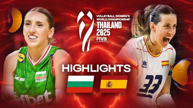 Bulgaria 🇧🇬 vs. Spain 🇪🇸 - Highlights | Women's World Championships 2025