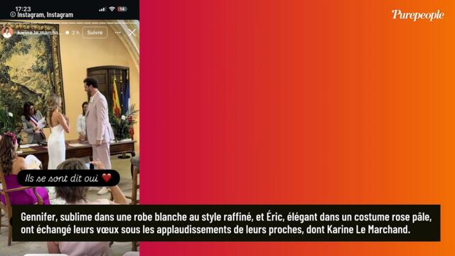 Éric Antoine et Gennifer Demey mariés : une cérémonie marquée par l’amour… et un costume original pour l'animateur !