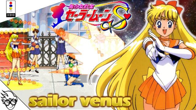 Pretty Soldier Sailor Moon S (3DO 1995) - Sailor Venus [Playthrough/LongPlay]