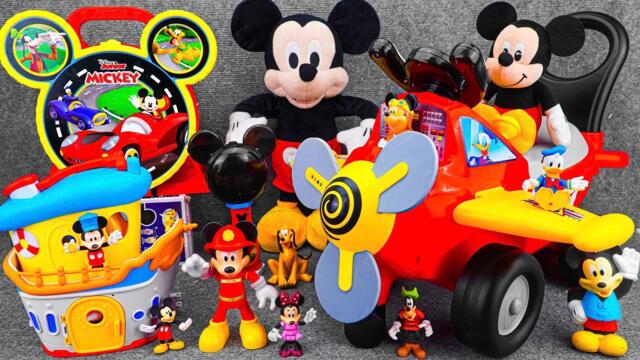 Satisfying with Unboxing Disney Mickey Mouse Super Airplane Playset | Review Toys ASMR