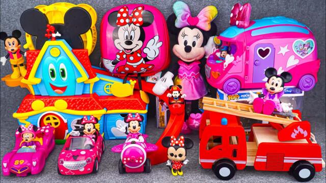 Mickey ASMR🐭Satisfying with Unboxing Disney Minnie Mouse Jumbo Fun House Playset | Review Toys ASMR