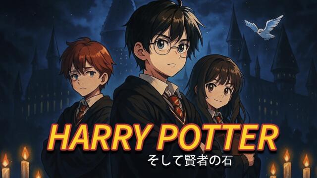 HARRY POTTER: ANIME OPENING | The philosopher's stone | Wings of Courage - Hairless cat tunes