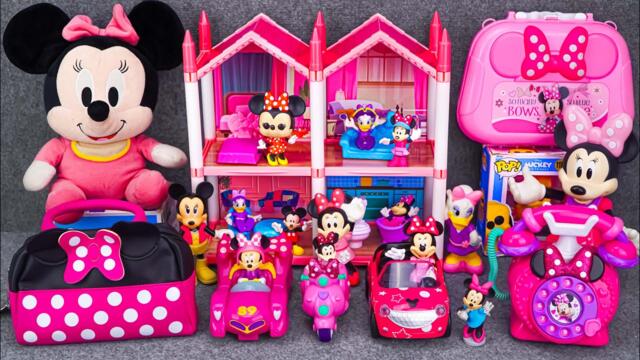Satisfying with Unboxing Disney Minnie Mouse Cute Pink Bag Playset | Review Toys ASMR