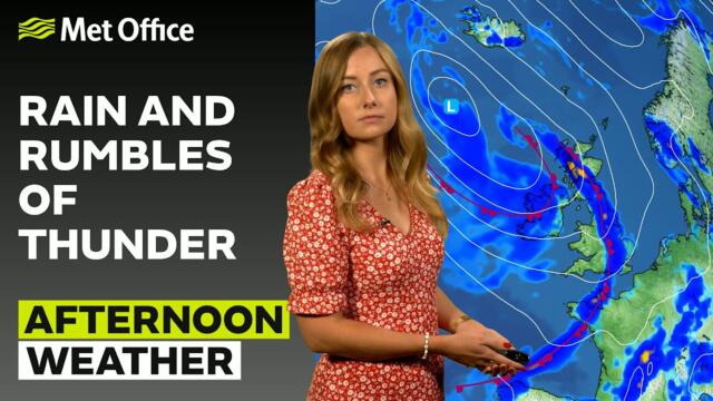 27/08/2025 - Turning brighter from southwest – Afternoon Weather Forecast UK - Met Office Weather