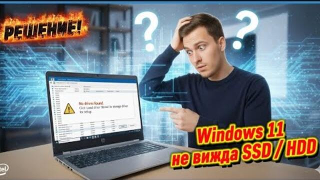 Windows 11 не вижда SSD / HDD (РЕШЕНИЕ!)
