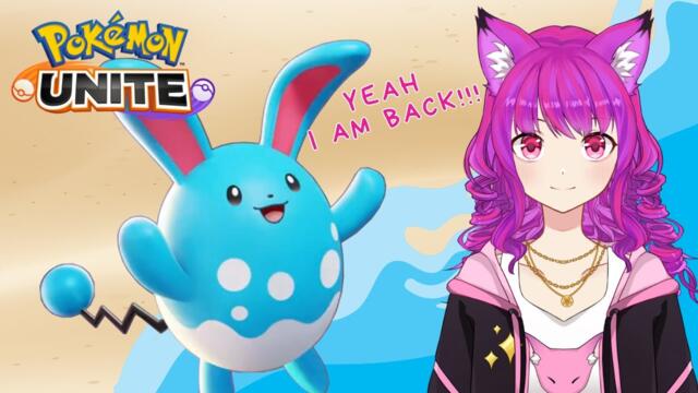 Chilling with Azumarill on the Switch 2- Pokemon Unite