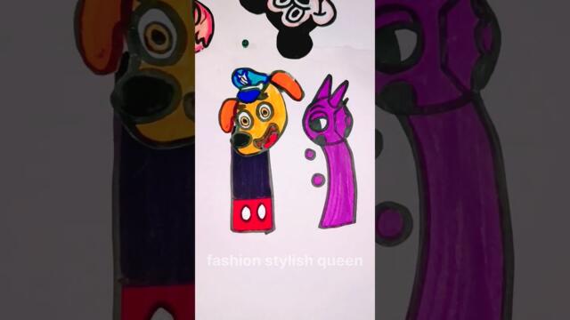 Sprunki OC durple meets Mickey Mouse  #sprunki #incredibox #incrediboxsprunki