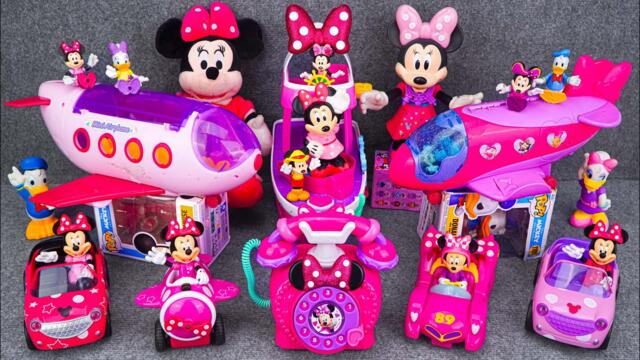 Mickey ASMR🐭 Satisfying with Unboxing Disney Minnie Mouse Mini Airplane Playset | Review Toys ASMR