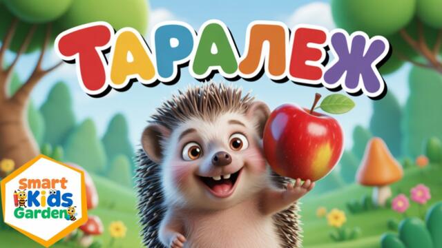 🦔 Таралеж, таралеж – весела детска песничка за деца 🎵 |Български детски песнички @SmartKidsGarden