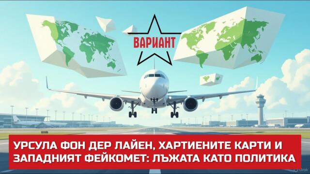 УРСУЛА ФОН ДЕР ЛАЙЕН, ХАРТИЕНИТЕ КАРТИ И ЗАПАДНИЯТ ФЕЙКОМЕТ: ЛЪЖАТА КАТО ПОЛИТИКА,  Вариант #626