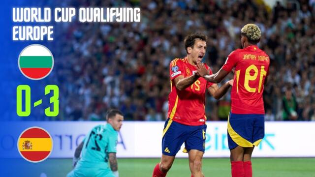 Spain 3-0 Bulgaria | Highlights | World Cup Qualifying 2025-26 | spain bulgaria