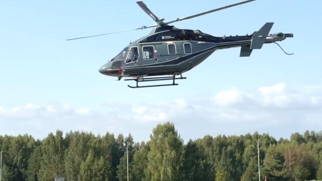Первый полет вертолета Ансат России с двигателем ВК-650В