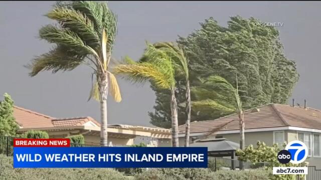 Southern California hit with wild weather