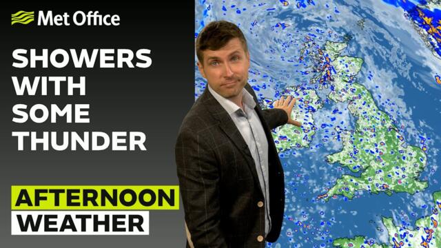 01/09/2025 - Blustery Showers - Afternoon Weather Forecast UK - Met Office Weather