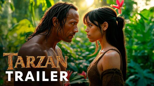 Tarzan (2025) - First Trailer | Dwayne Johnson, Jenna Ortega | Concept