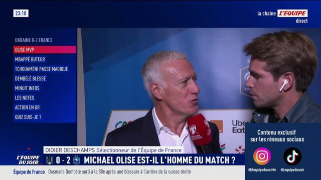 Deschamps : « Une très grosse maîtrise en prmière période » - Foot - Qualif. Coupe du monde