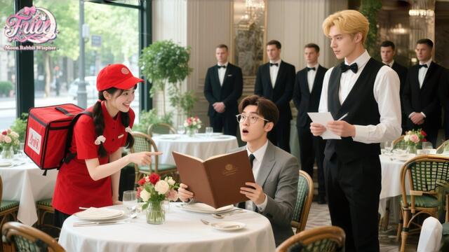 CEO Couldn’t Read the French Menu—Didn’t Expect the Delivery Girl Order for Him in Perfect French!