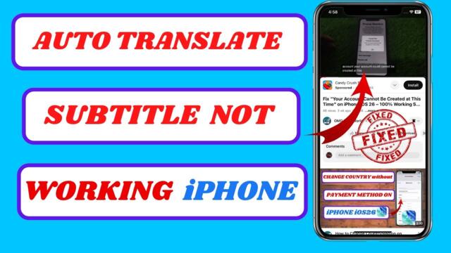 How to fix auto translate subtitles not working|auto translate video subtitles youtube not working