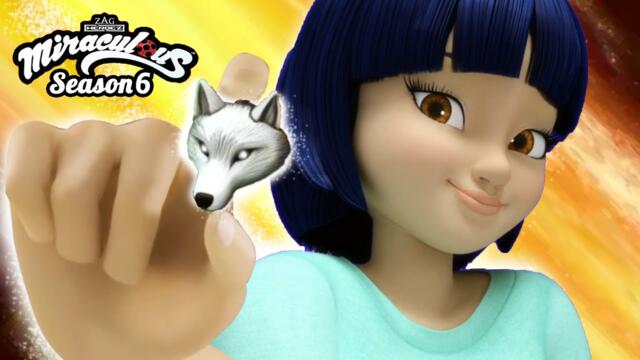 MIRACULOUS 6 🔴MISS WOLF- Transformation SEASON 6 | Tales of Ladybug & Cat Noir
