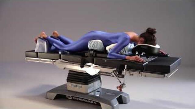 Spine Frame – das flexible Bauchlagerungssystem von nordiska (Schulungsvideo)