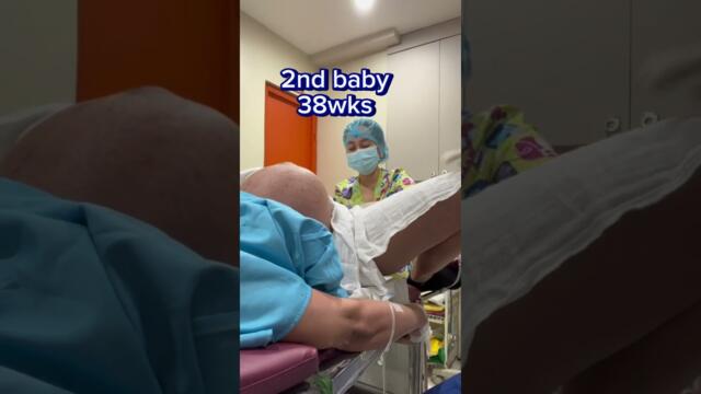 The tummy shrink immediately when the baby out!