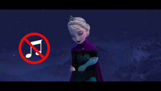 Frozen - Let It Go No Music | Only Realistic Sounds & FX