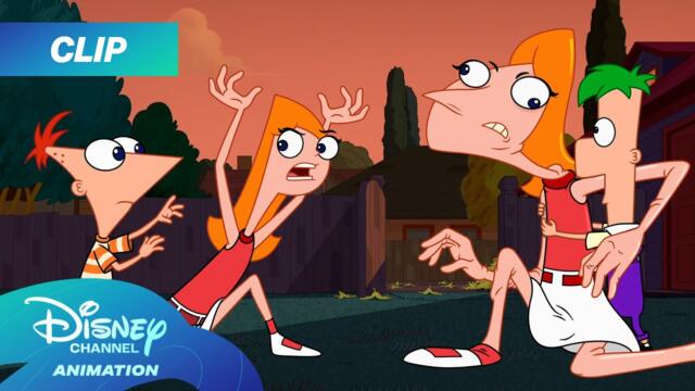 Candace Suit Tries to Take Over Real Candace?! 😱 | Phineas and Ferb | @disneychannelanimation